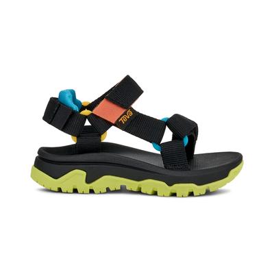 Sandale TEVA "HURRICANE XLT JR KIDS", Mädchen, Gr. 19, Synthetik Textil, bunt (schwarz multi), Schuhe Sandale, sportlicher Stil, rutschfeste Laufsohle, schnell trocknend