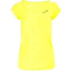 WINSHAPE Damen Functional Light Kurzarmshirt AET106, Größe M in Gelb Gelb
