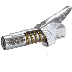Pressol Fettpressenmundstück 12 649, gerade, 4 Backen, verzinkt, Gewinde M10 x 1