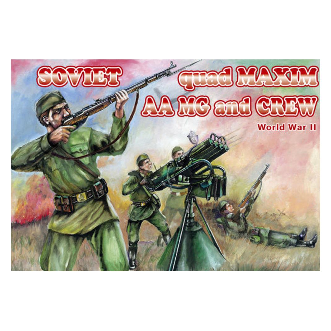Orion Soviet quad Maxim AA MG and crew (ORI72037)