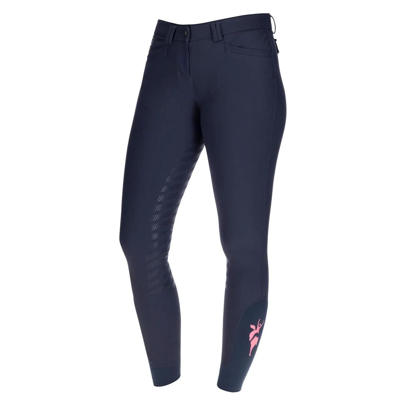 Kerbl Janne x PinkRibbon Reithose Fullgrip, Dark navy, Gr. 32 (32) (3228110)