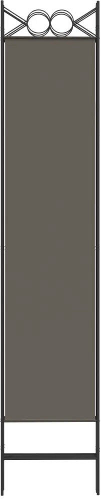 Marlow Home Co. Casida Folding Room Divider Anthracite 160 x 220 cm
