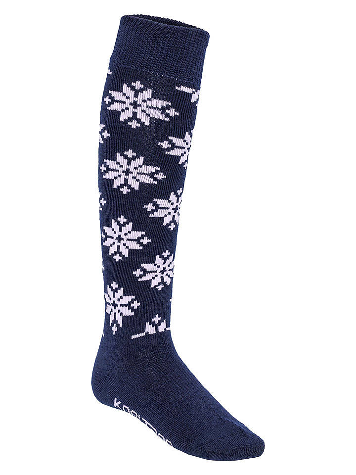 KARI TRAA Socken "Rose" in Dunkelblau - 38/39
