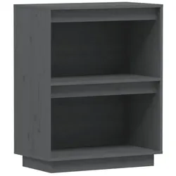 Beistellschrank Massivholz Kiefer V1 | vidaXL : Farbe - Grau