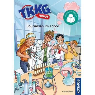 TKKG Junior, 3, Spürnasen im Labor, Gebundene Ausgabe von Kirsten Vogel, Kosmos, 978-3-440-18037-2