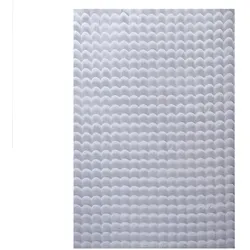 Hochflorteppich Einfarbig Kuschelig Waschbar Strapazierfähig Wohnzimmer Schlafzimmer Läufer Silber 80x250 cm – ALBA von Kadima Design