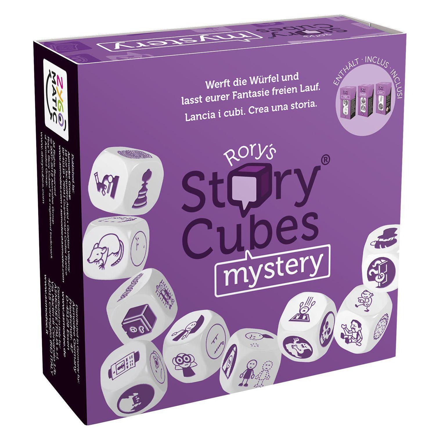 Rory's Story Cubes Würfelspiel Mystery (Deutsch, Französisch, Italienisch, 1 - 10 Spieler) (205883)