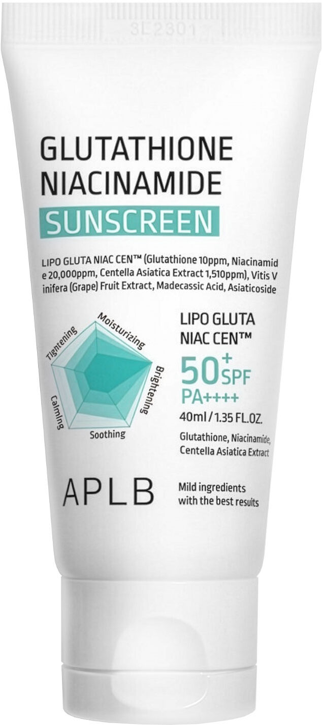 APLB Glutathione Niacinamide Sunscreen SPF50 40ml