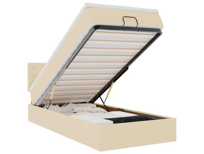 KKgypkn Hier ist der optimierte Amazon-Titel auf Deutsch, basierend auf Ihren Vorgaben: **Ottomanbett mit Matratze und LED-Beleuchtung, Stauraumbett 90x190 cm, Creme, Stoff,