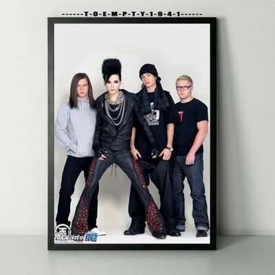 Uplifted Finds Metal Rock Band Tokio Hotel Poster Canvas Print Wall Art Decor 40 X 60 Cm No Frame 9