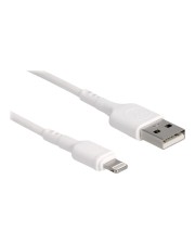 Delock USB Ladekabel für iPhone iPad iPod weiß 30 cm Digital/Daten 0,3 m (87866)
