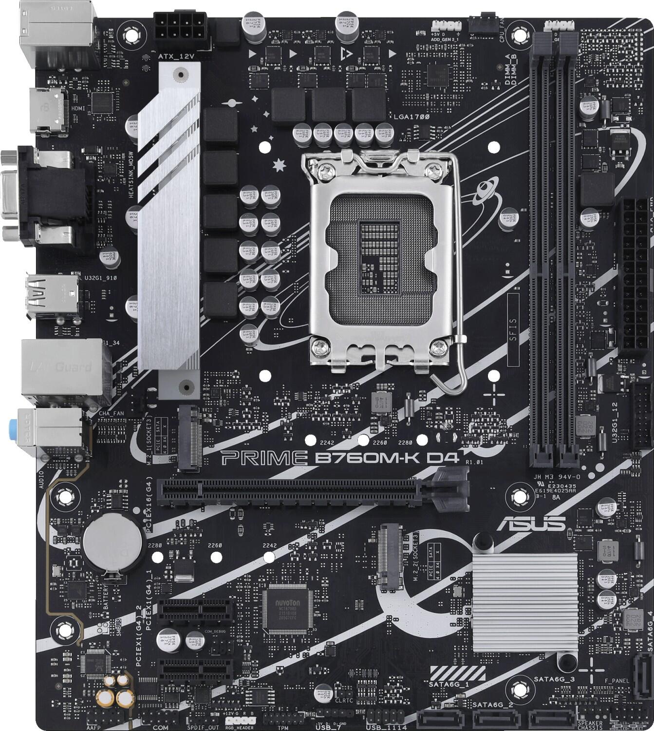 ASUS Prime B760M-K D4 90MB1DS0-M1EAY0