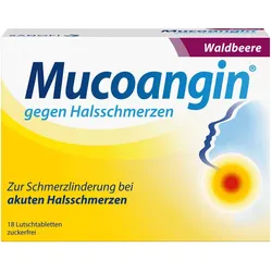 Mucoangin Waldbeere 20 mg Lutschtabletten 18 St