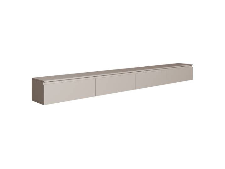 Hängender TV-Schrank Bemmi 300 cm Kaschmir