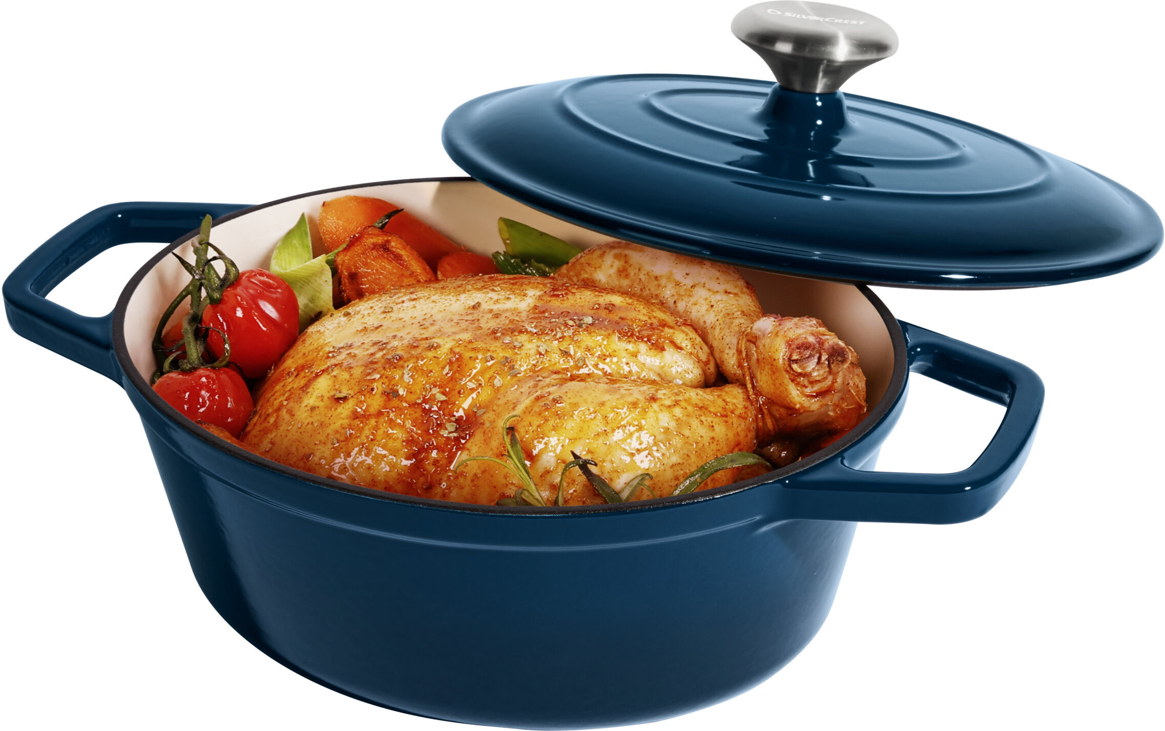 SILVERCREST® Premium Gusseisenbräter, Ø 24 cm