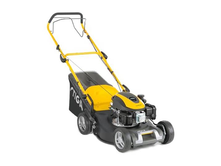 STIGA Combi 48 S Tondeuse Automotrice\, Moteur Thermique 139 cm³\, Largeur de Coupe 46 cm\, Bac 60 litres\, Bouchon de Mulching Inclus
