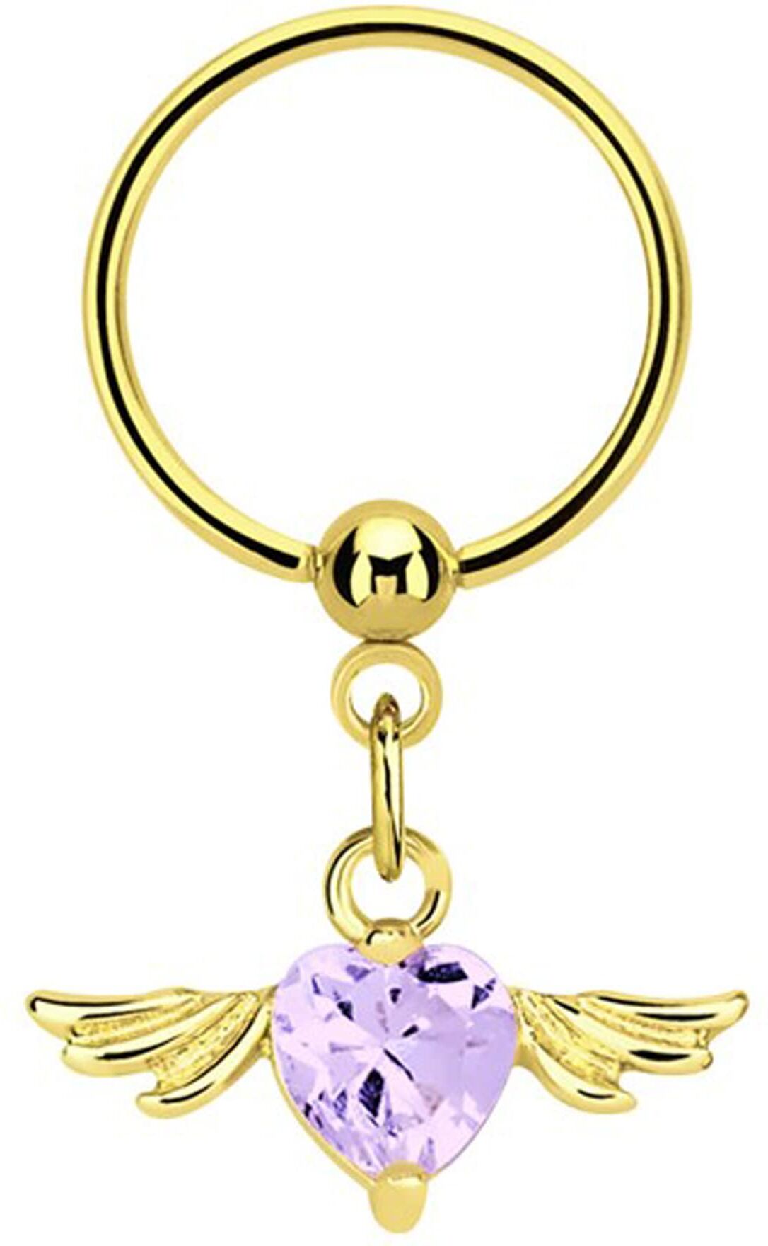 Intimpiercing ADELIA´S "Piercing  Intimpiercing ", lila, Piercings, Damen, Chirurgiestahl, Intimpiercing