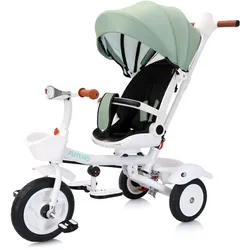Chipolino Tricycle Futuro 2 in 1 faltbar, Becherhalter, Musik, Licht, PU-Räder grün