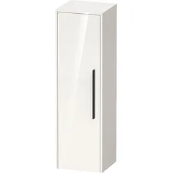Duravit D-Code Halbhochschrank DC1338LBD220000 Griffe Diamantschwarz, Weiß Hochglanz, 400x1320x36 mm