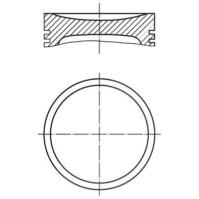 Mahle Kolben [Hersteller-Nr. 0039401] für Smart