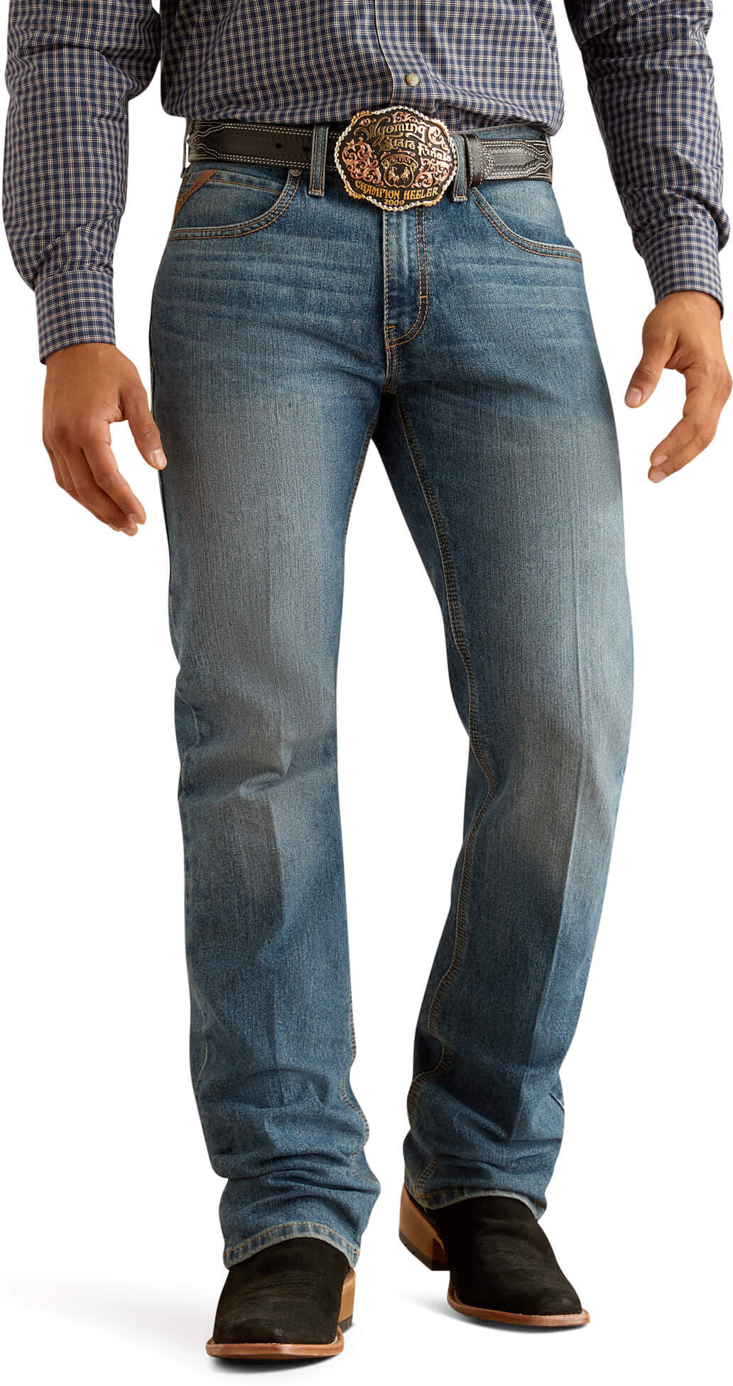 Men's M5 Stretch Pro Series Ray Straight Leg Jeans in Hamilton, Size: 36 X by Ariat