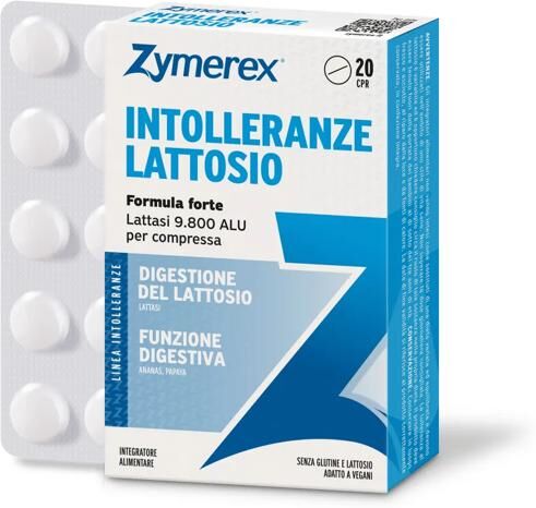 Zymerex Intolleranze Integratore Digestione Lattosio 20 Compresse