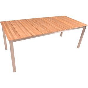Garden-Pleasure Gartentisch DALLAS, Teakholz, braun, 200 x 90 x 75 cm