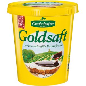 Grafschafter Zuckerrübensirup Goldsaft, im Becher, aus 100% rheinischen Zuckerrüben, 450 g