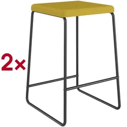 meet 2-Set Barhocker »Medso« Wasserabweisend gelb