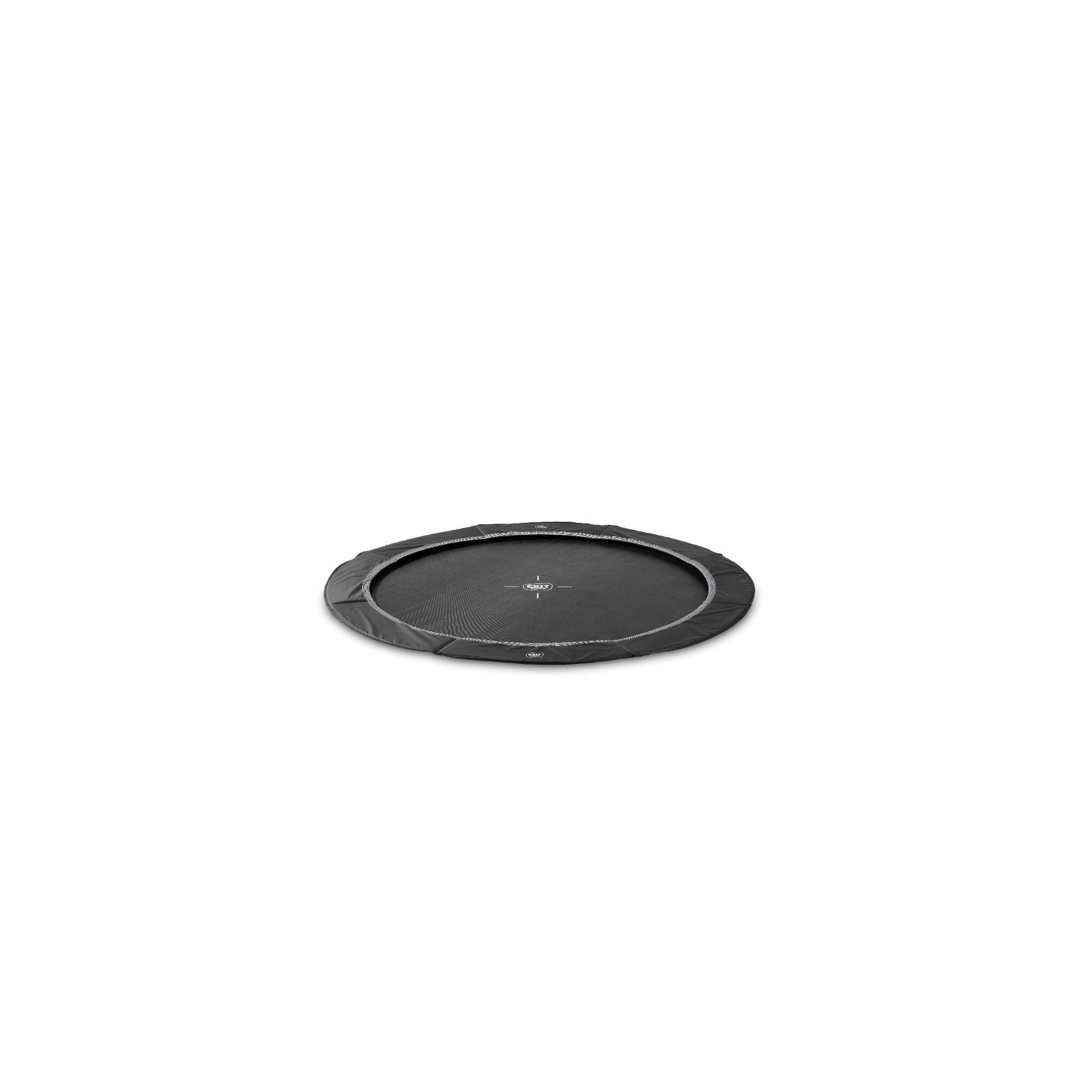 EXIT InTerra ebenerdige sports Trampolin ø244cm - schwarz