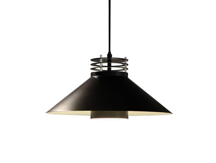 Basic Pendelleuchte Schwarz Ø500 - Cph Lighting - Wohnzimmer - Aluminium