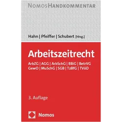 Arbeitszeitrecht, Fachbücher von Frank Hahn, Gerhard Pfeiffer, Jens M. Schubert