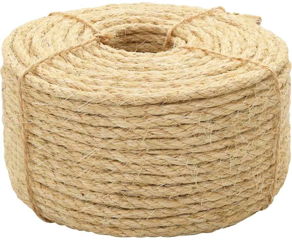 vidaXL Corde 100 % en sisal 10 mm 250 m