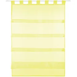 Bestlivings Sky Gardine Raffoptik Schlaufe 80 x 110 cm gelb
