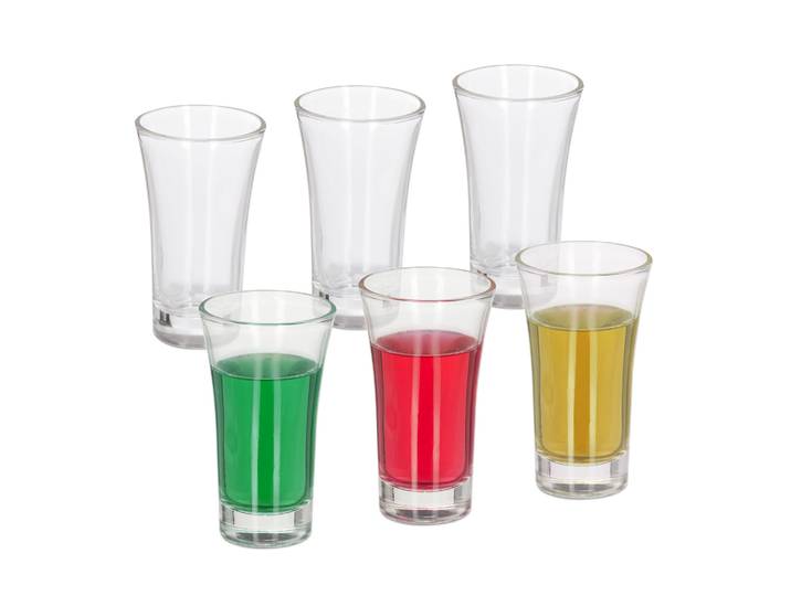 Schnapsgläser 6er-Set 6cl Konisch Transparent