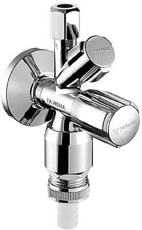 Schell Comfort Kombinations Eckventil 035490699 chrom, mit Rückflußverhinderer