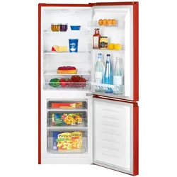 Bomann KG 320.2, Kühlschrank Freistehend, Rot