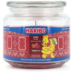 Haribo TM Duftkerzen 300g Glas Rot