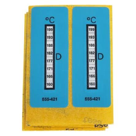 RS PRO Temperaturaufkleber 160-199°C (555421)