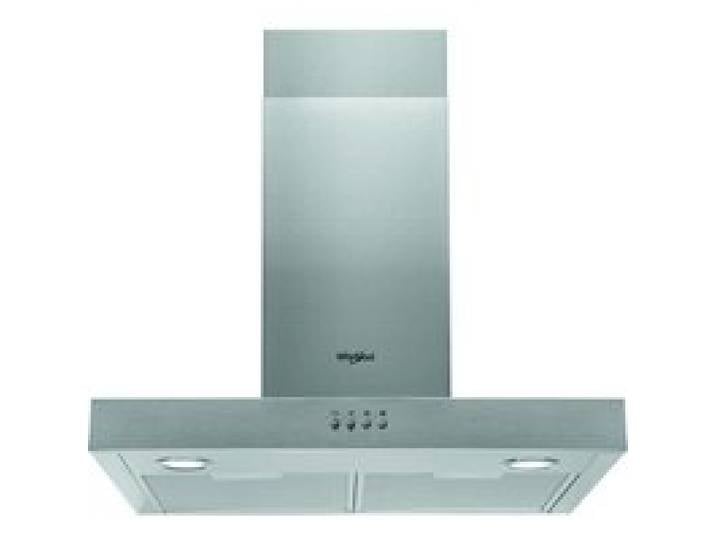 WHIRLPOOL AKR558/3IX Hotte cheminée - Evacuation ou recyclage - 432 m3 air / h max - 65 dB(A) max - 3 vitesses - L 60 cm - Inox