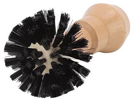 Dripio Reinigingsborstel voor portafilters met houten handvat en nylon borstelharen, 58 mm