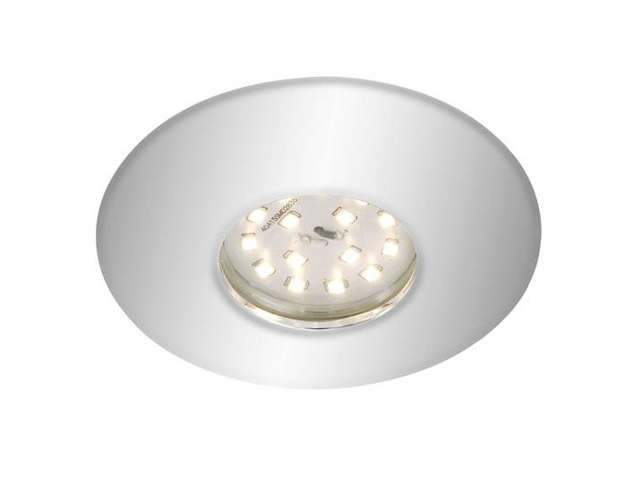 Briloner Verchromter LED-Einbaustrahler Shower, IP65 SHOWER, chrom / silber, für Badezimmer, Kunststoff, Modern