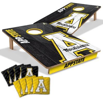 Skip's Garage Appalachian State Mountaineers NCAA Tailgate Cornhole Board Set
