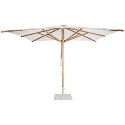 Jardinico Attitude Moorea Teakholz-Mittelstockschirm 300 x 300 cm ( quadratisch ) - C486 crisp