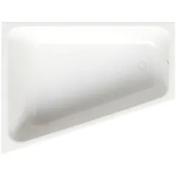 Bette BetteSpace L Badewanne 1132-440PLUS 170x130x42cm, Ecke links, Glasur, snow