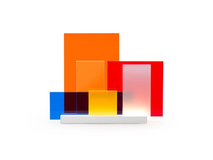 Nemo - Lampe de table On lines - Multicolore - Méthacrylate - Designer Jean Nouvel
