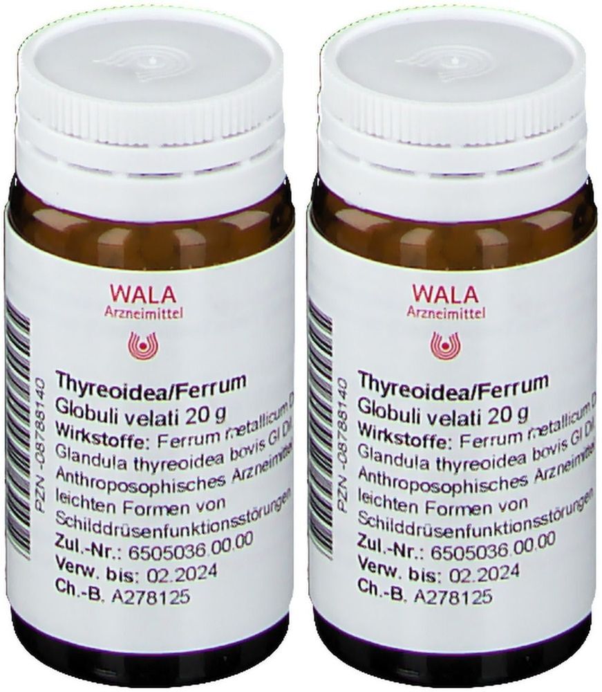 WALA THYREOIDEA/Ferrum Globuli 2x 2x20 g