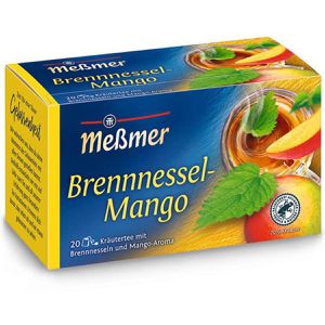 Meßmer Tee Brennnessel-Mango, Kräutertee mit Mango-Aroma, 35 g, 20 Beutel