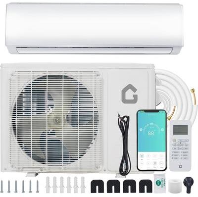 YUN 18000 BTU Mini Split AC & Heat Pump, 23 SEER2, WiFi & Alexa, Pre-Charged, Cools 1250 Sq Ft - TCL-TPro
