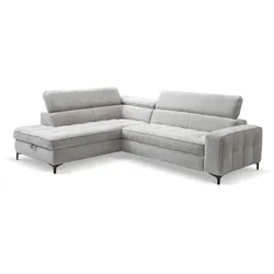 Ecksofa Nala Stoff Grau